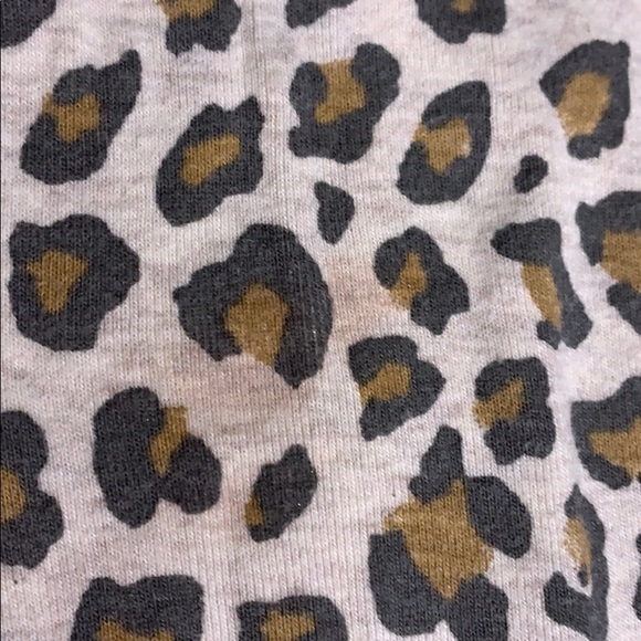 Gap Kids Sleepwear Cheetah print long sleeve shirt girls 14 - Picture 4 of 5